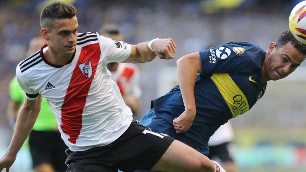 El colombiano Rafael Santos Borré ha jugado los últimos nueve partidos que disputó River Plate. El martes será titular contra Independiente en Libertadores.