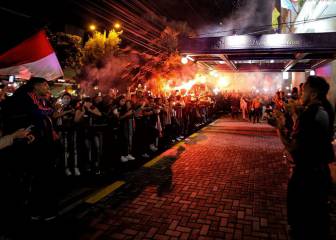 Hinchas de Santa Fe y Millos calientan el clásico en la previa