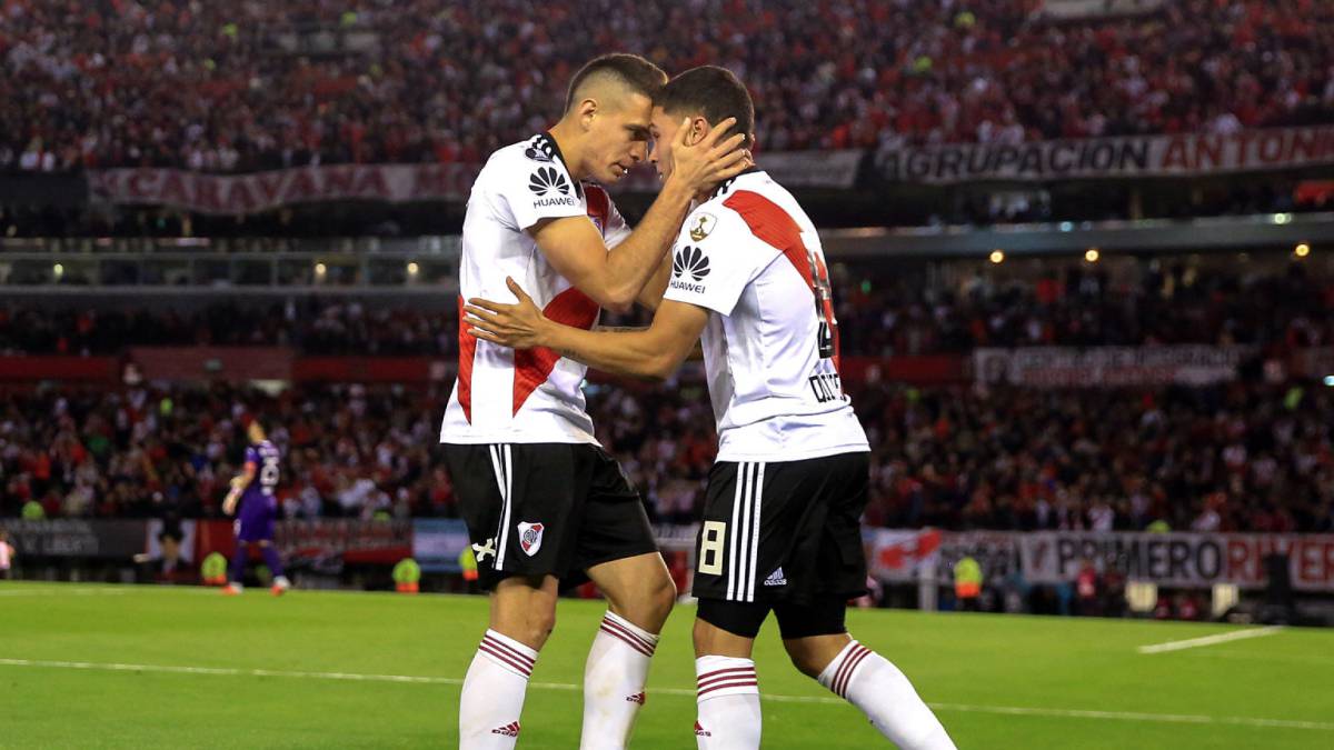 River Plate recibió a Independiente de Avellaneda en el juego de vuelta de los cuartos de final de la Copa Libertadores en el estadio Monumental
