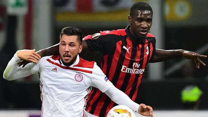 Zapata juega su primer partido de la temporada con el Milan
