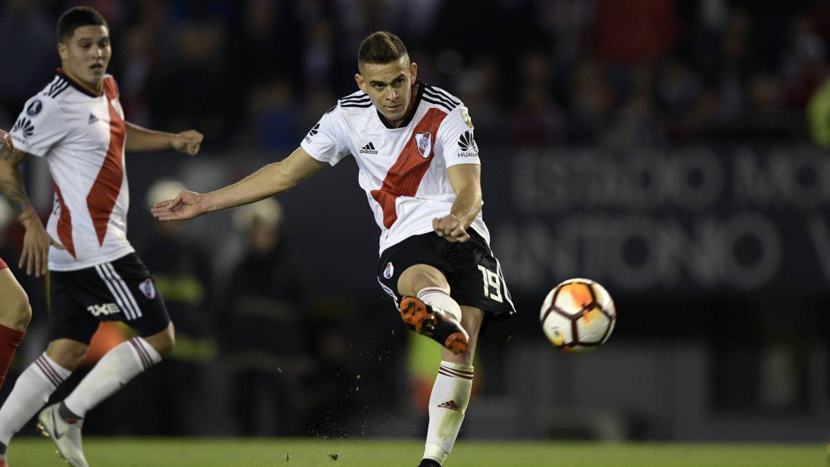 Rafael Santos Borré jugará con River la semifinal de la Copa Libertadores.
