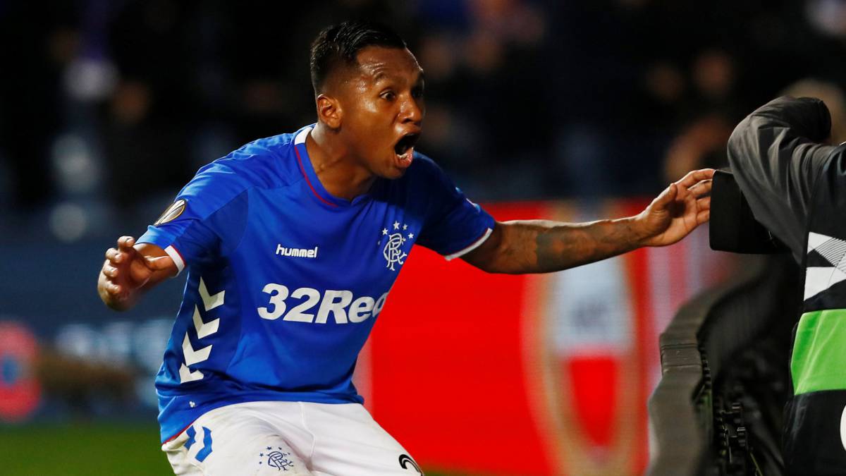 Alfredo Morelos, goleador del Rangers