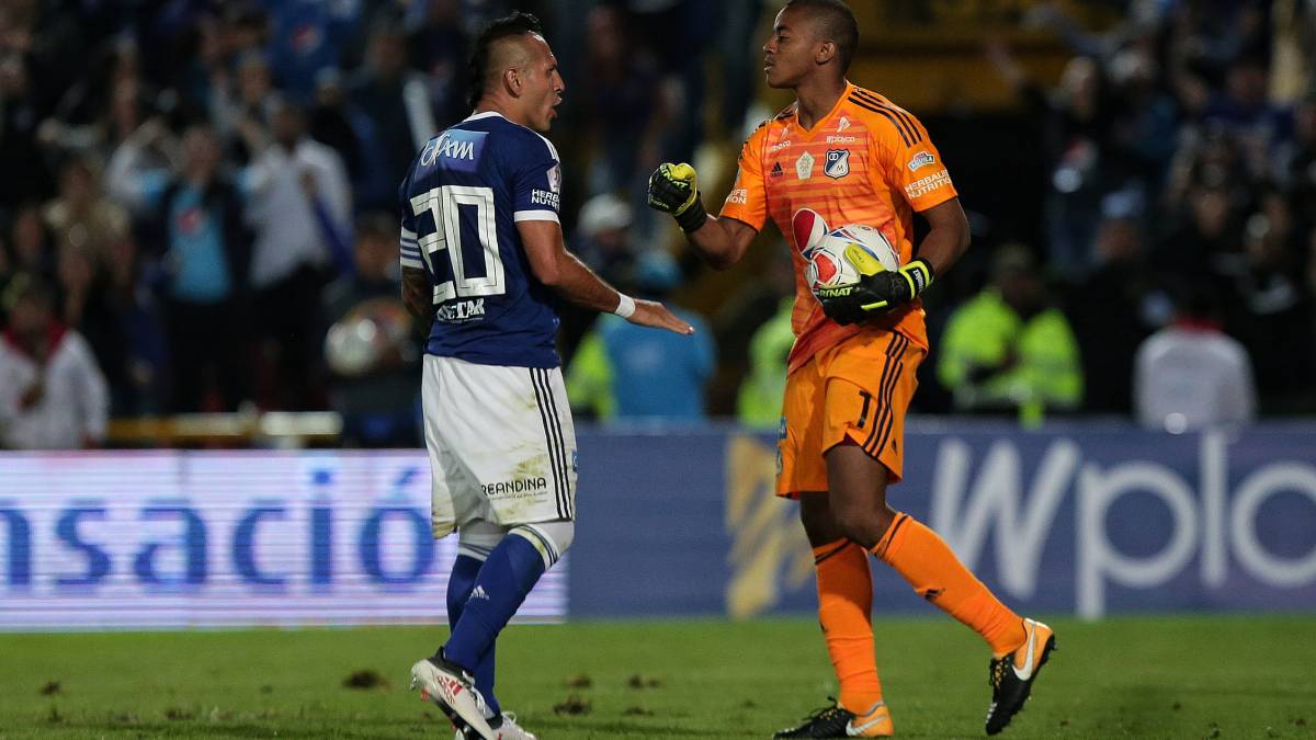 Wuilker Faríñez fue la figura de Millonarios en la derrota contra Once Caldas por Copa Águila.