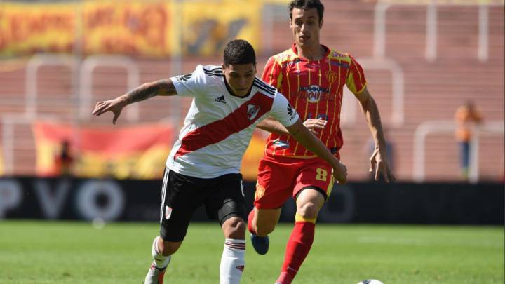 Quintero marca doblete para clasificar a River a semifinales de Copa Argentina