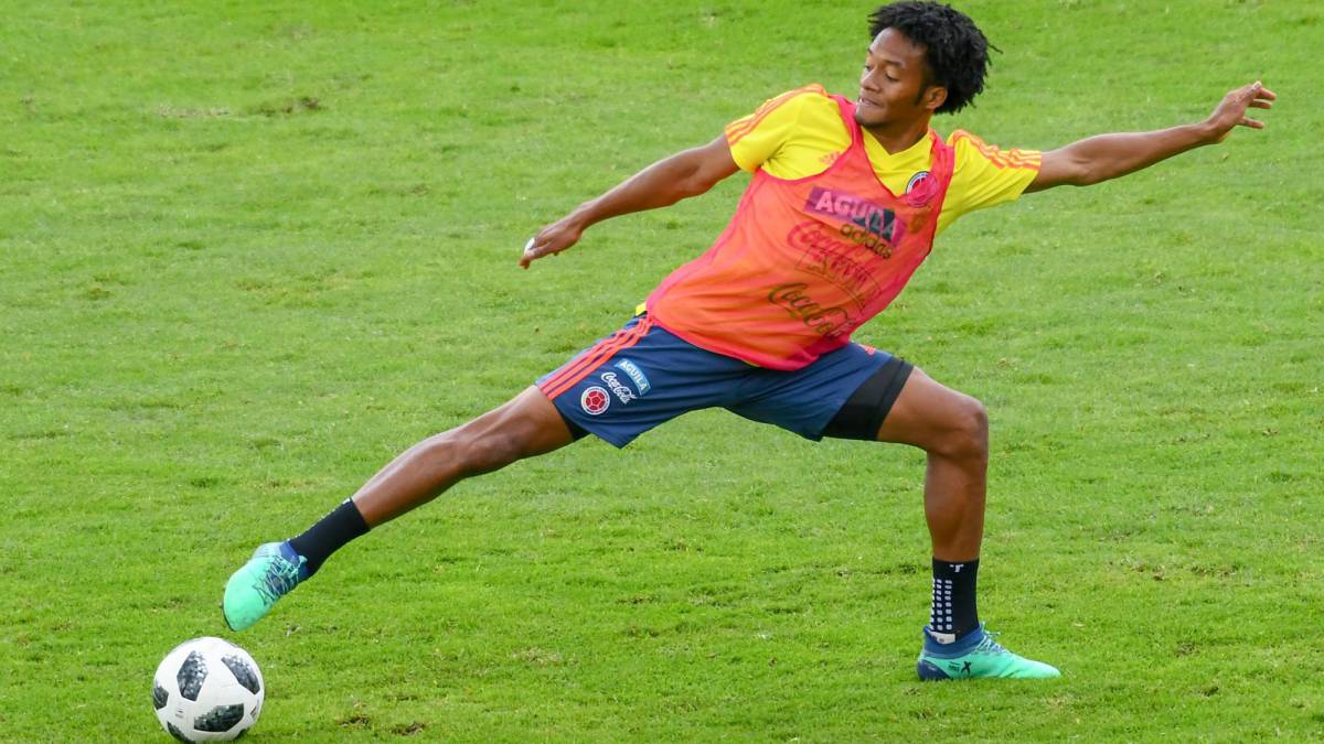 Juan Guillermo Cuadrado ya está concentrado con la Selección Colombia en Estados Unidos