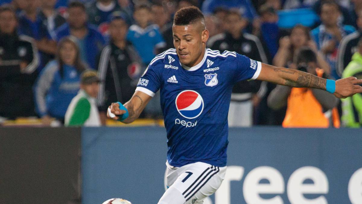 Ayron del Valle contra Corinthians en Copa Libertadores