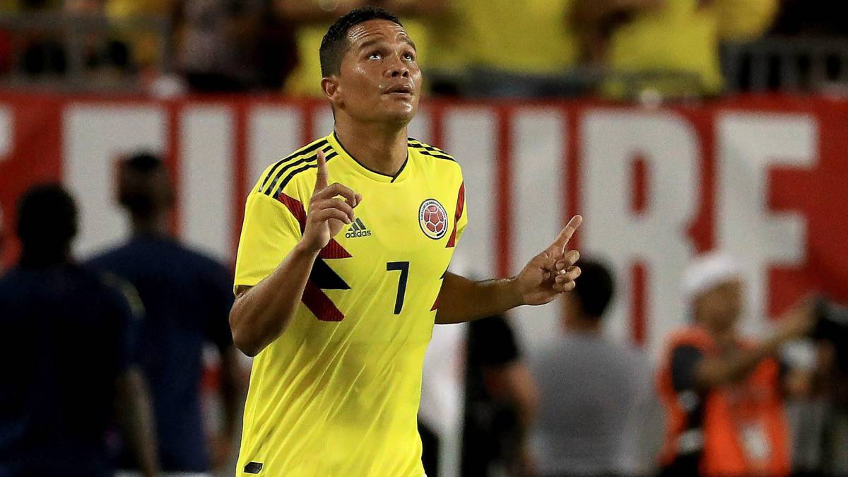 El delantero Carlos Bacca anotó el segundo gol de Colombia en el triunfo contra Estados Unidos por 4-2, en el partido amistoso correspondiente a fecha FIFA.