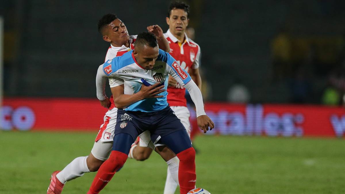 Junior reaccionó con Víctor Cantillo y vuelve a Barranquilla con un valioso punto tras el 2-2 ante Santa Fe en Bogotá, en partido por la fecha 14 de la Liga