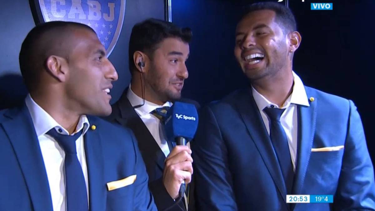 Edwin Cardona habló durante la Cena Anual de Boca sobre el partido del sábado contra Rosario Central. Wanchope Ábila elogió a su compañero colombiano.