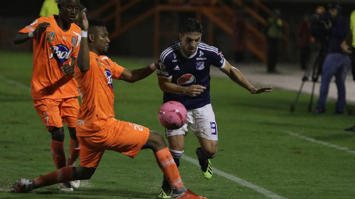 Millonarios se impuso en Envigado, donde también ganó en 2017 por 1-2. El equipo de Miguel Ángel Russo lleva tres victorias consecutivas en la Liga Águila.