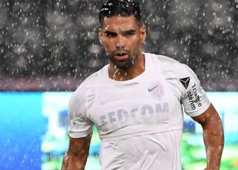 Falcao, por fuera del partido de Champions ante el Brujas