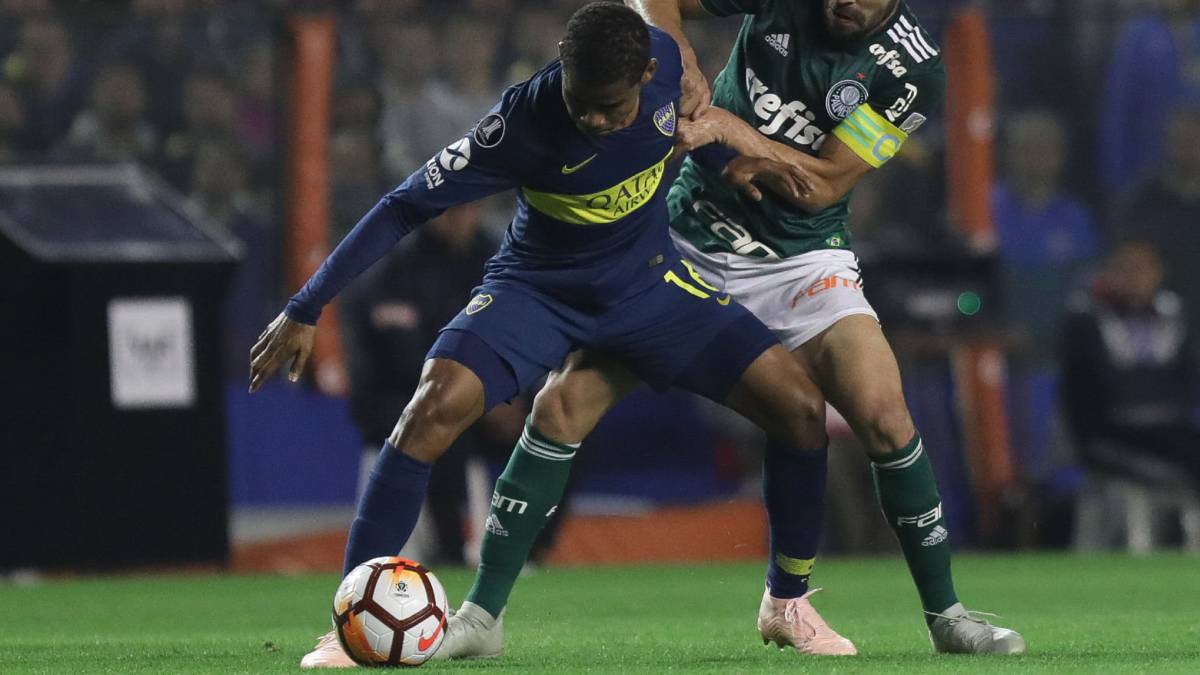 El volante colombiano Wilmar Barrios cumplió dos años desde que debutó con Boca Juniors, en la victoria 4-0 contra Temperley por la Superliga Argentina.