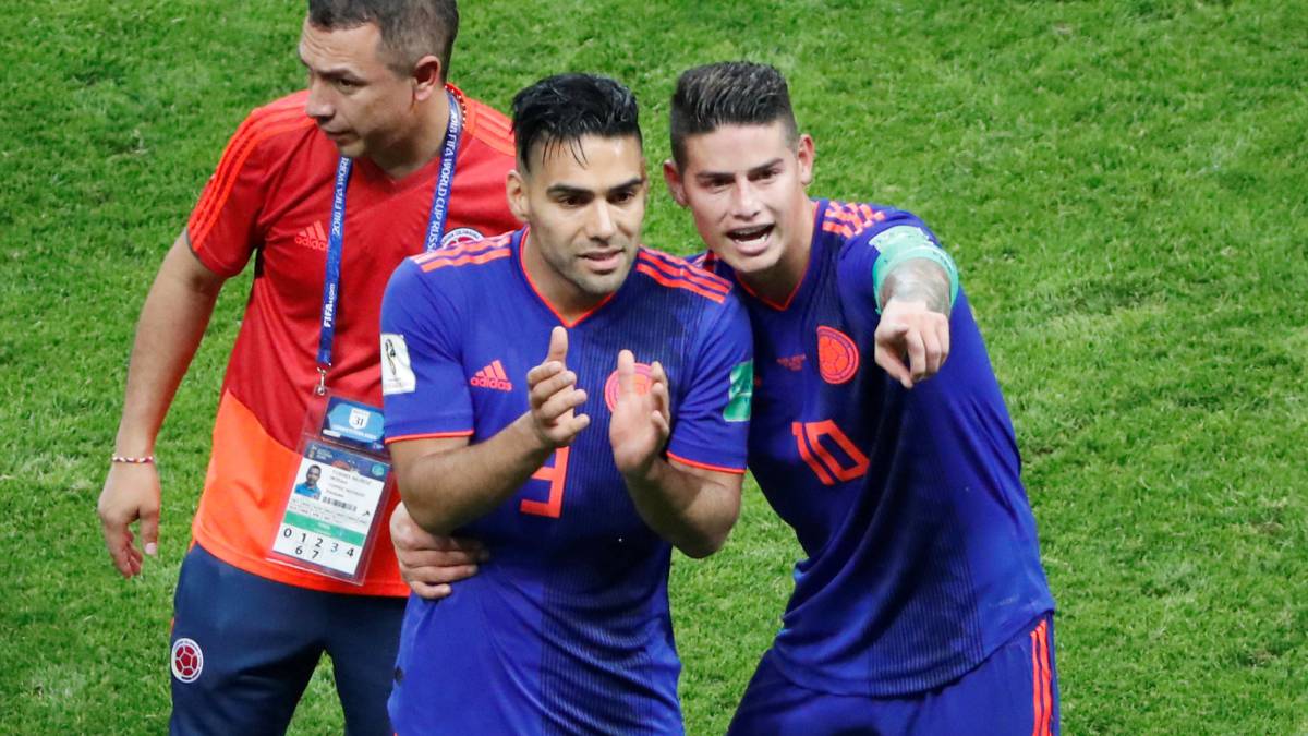 Selección Colombia ante Polonia en Rusia 2018