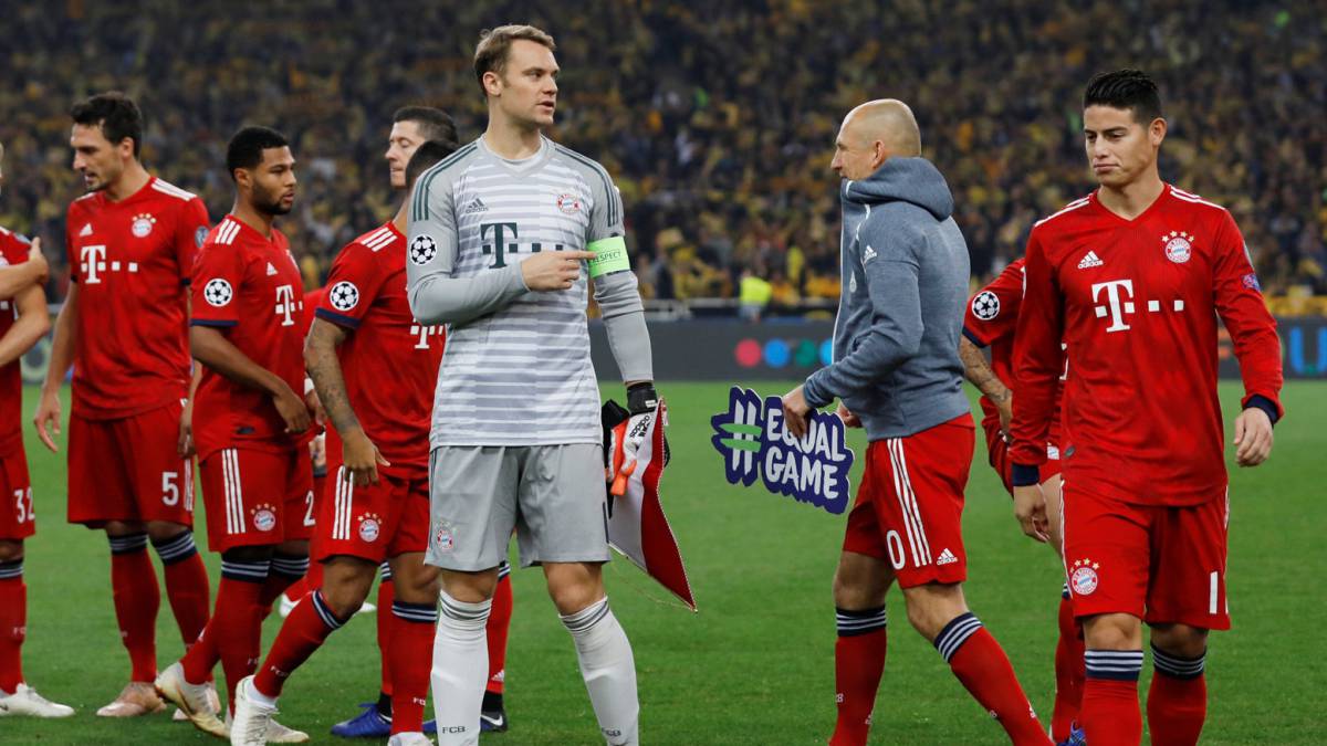Bayern Múnich de James Rodríguez puede sellar su clasificación a octavos de Champions y recuperar el liderato de Bundesliga en noviembre