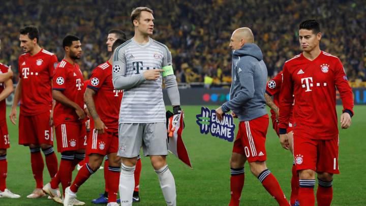 Bayern Múnich de James Rodríguez puede sellar su clasificación a octavos de Champions y recuperar el liderato de Bundesliga en noviembre
