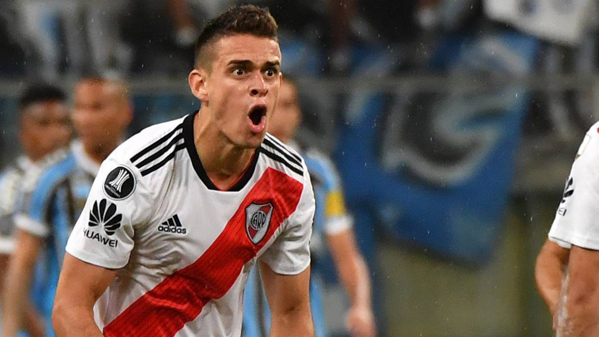 Rafael Santos Borré va tras los pasos de los goleadores colombianos que pasaron por River Plate y está cerca de ser el segundo en ganar la Libertadores.