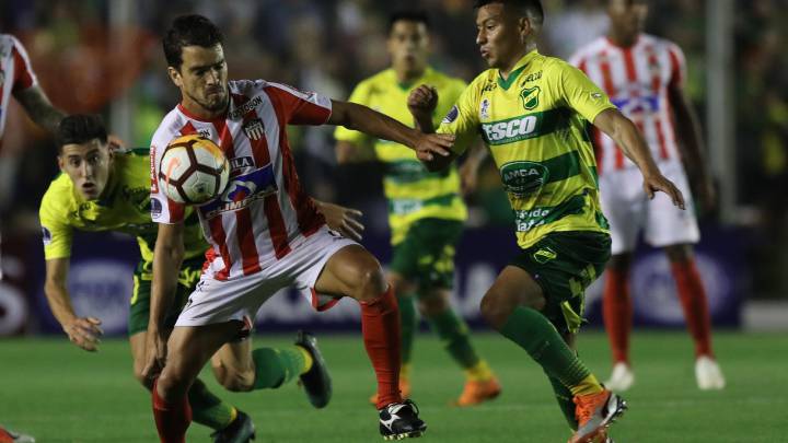 En vivo online Defensa y Justicia - Junior, por la vuelta de los cuartos de final de la Copa Sudamericana que se disputará en el Libertadores de América a partir de las 7:45 p.m.