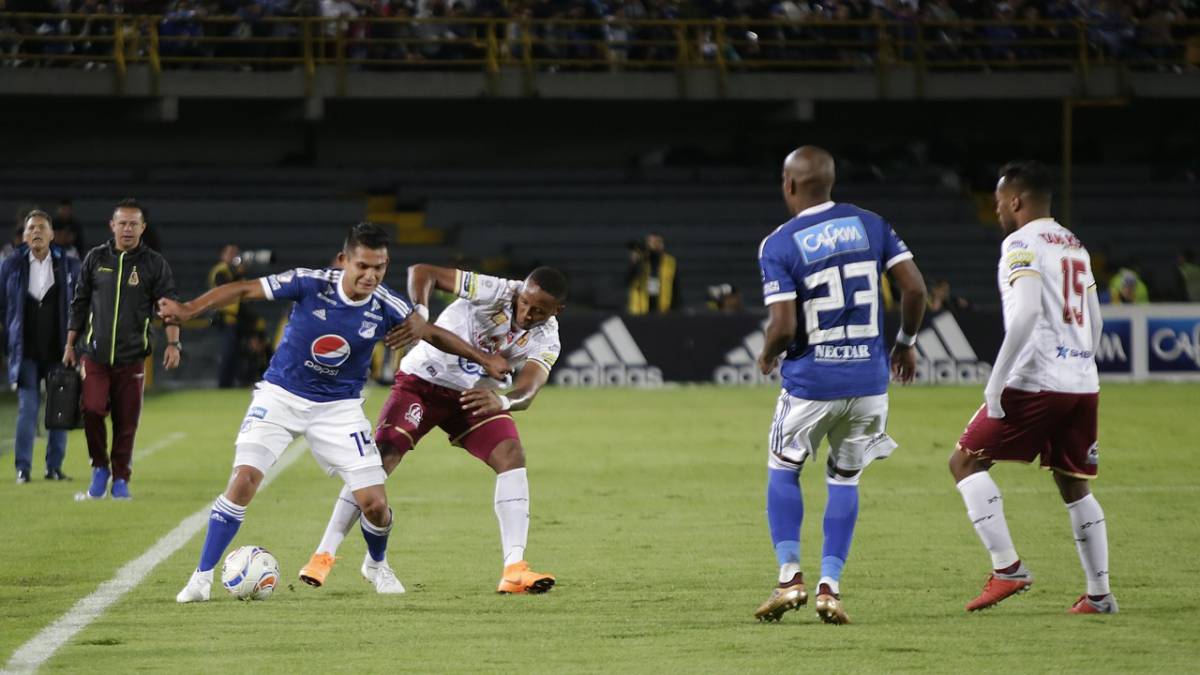 Millonarios visita al Atlético Huila en el estadio Guillermo Plazas Alcid en el desarrollo de la décimo octava jornada de la Liga Águila II - 2018