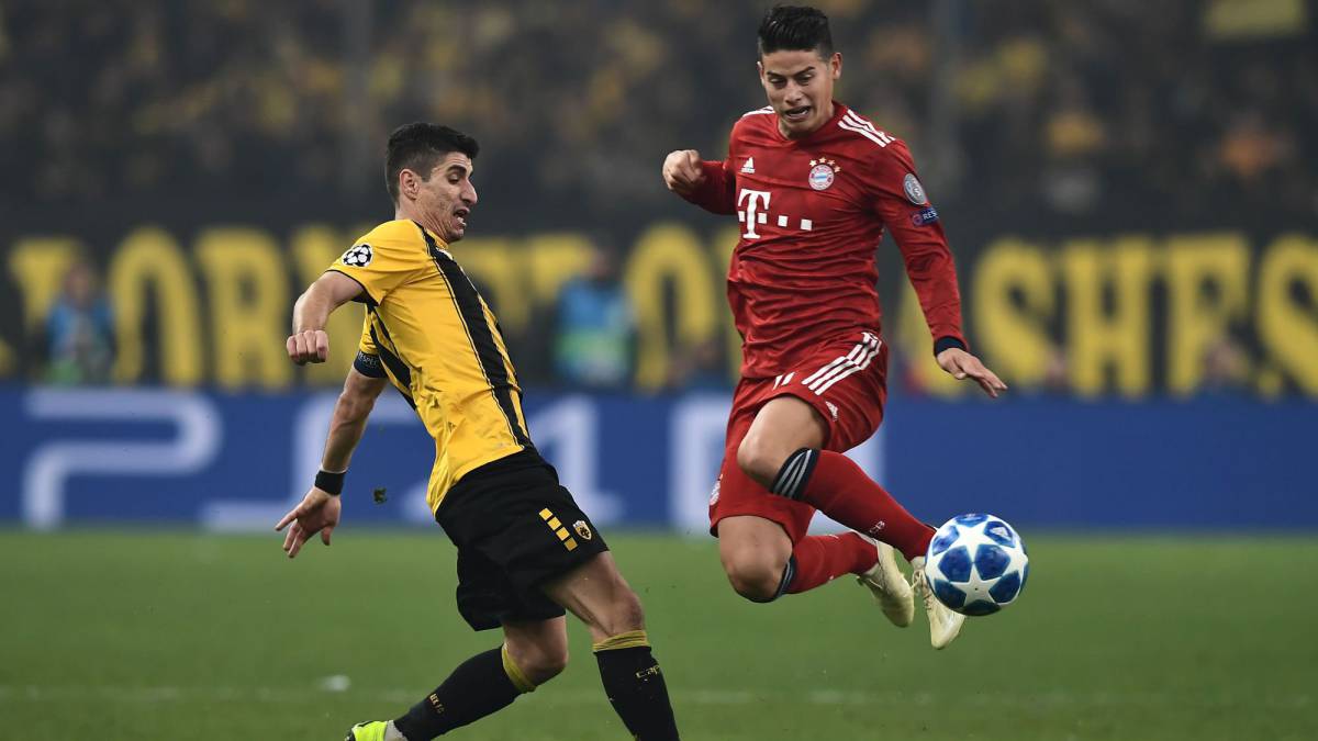 James Rodríguez y el Bayern Múnich podrían sellar su clasificación a octavos de Champions