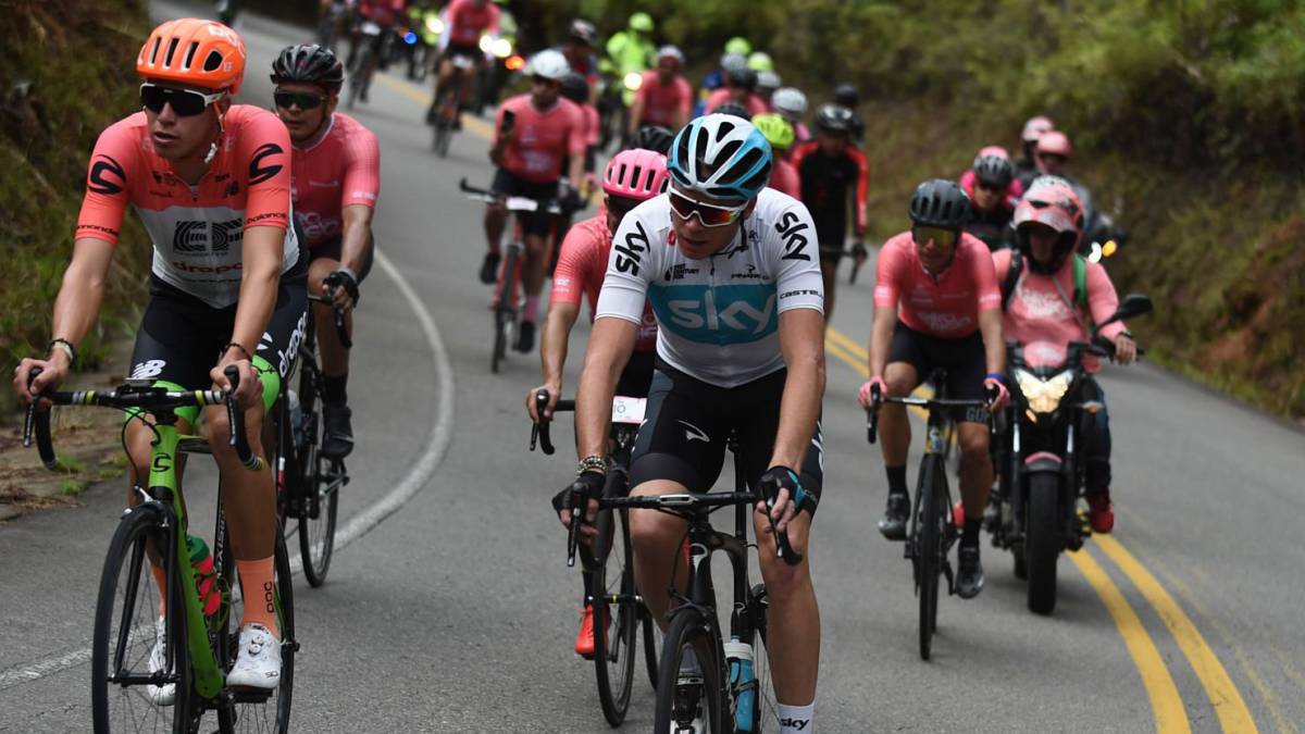 Chris Froome y Alejandro Valverde podrían estar en el Tour Colombia 2.1