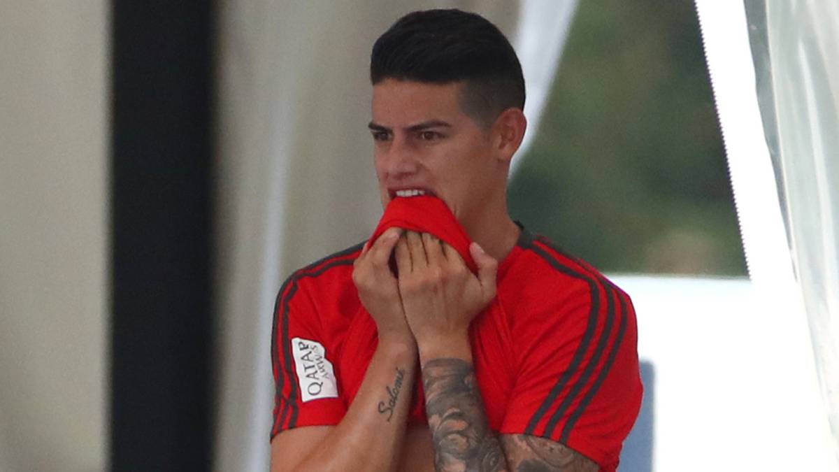 James Rodríguez, que semanas antes criticó a Niko Kovac en el vestuario, tuvo un encontronazo Hasan Salihamidzic, director deportivo del Bayern.