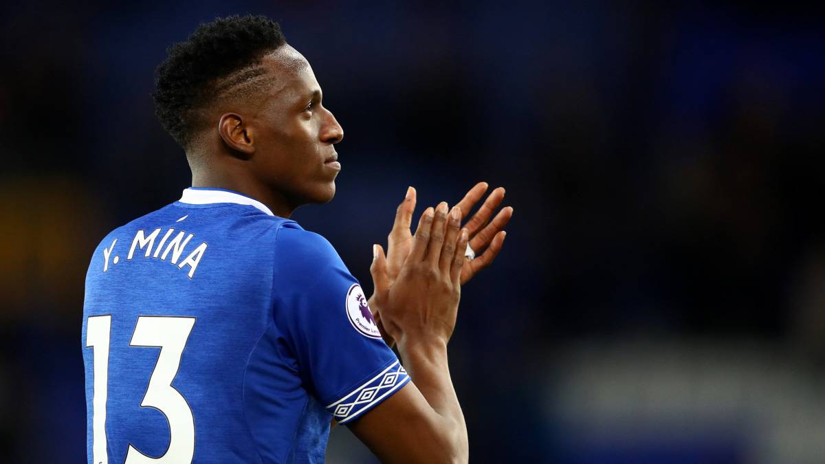 Yerry Mina habló antes de su primer partido como titular con Everton ante Chelsea