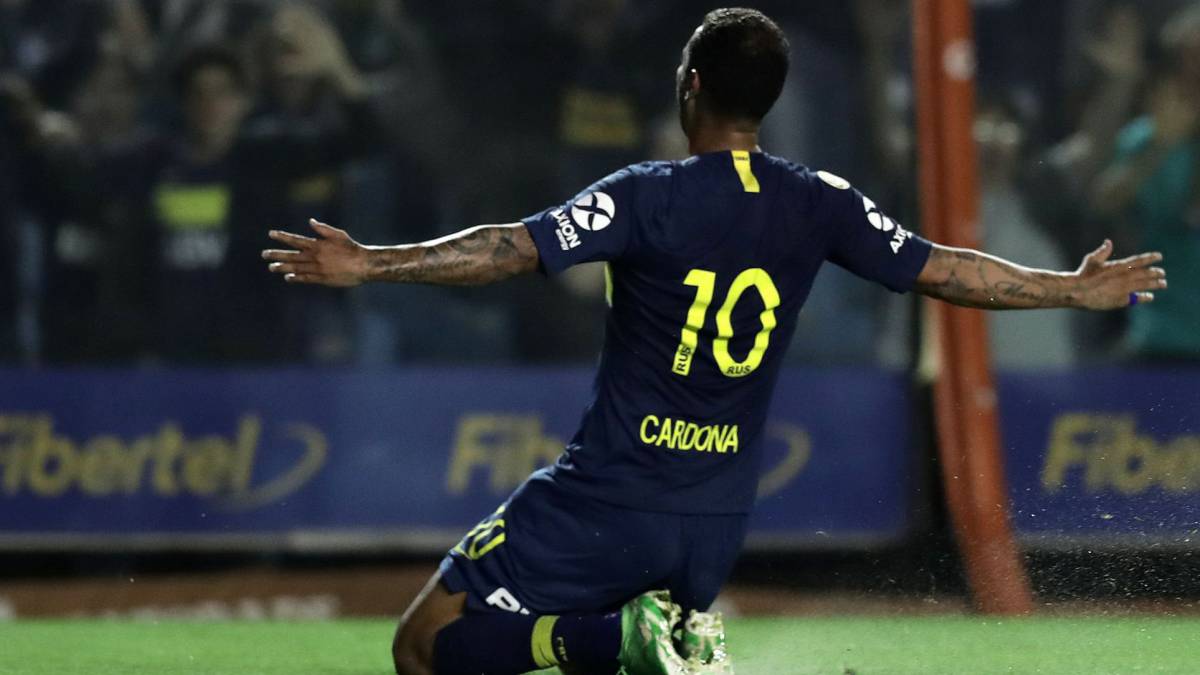 Edwin Cardona fue convocado por el técnico Guillermo Barros Schelotto para el juego de ida de la final de la Copa Libertadores entre Boca y River