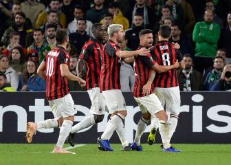 Con Zapata como capitán, Milan empata contra Betis