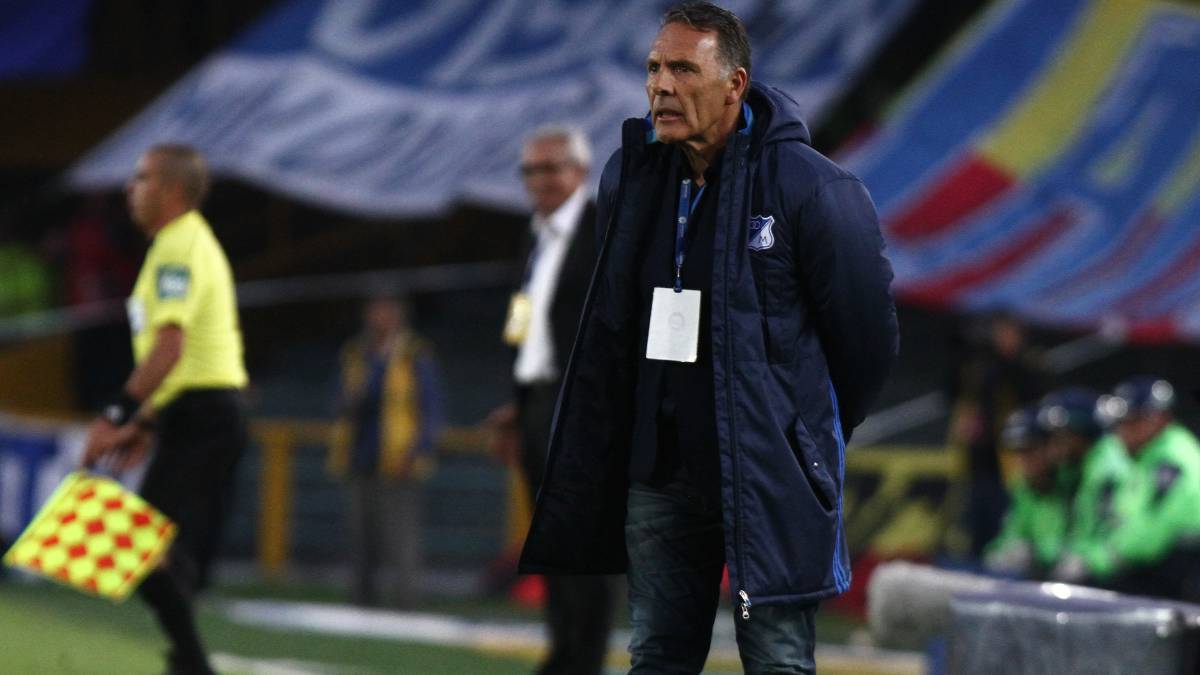 El técnico argentino Miguel Ángel Russo dirigirá este domingo en El Campín su último partido con Millonarios, en la fecha 19 de la Liga Águila II-2018.