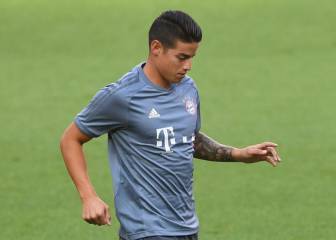 James Rodríguez sufre una lesión en la rodilla izquierda