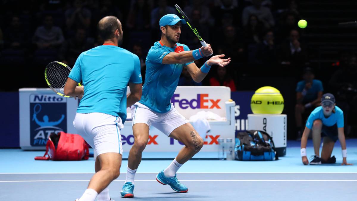 Juan Sebastián Cabal y Robert Farah cayeron en la semifinal del Masters de Londres este sábado 17 de noviembre ante los franceses Mahut y Herbert