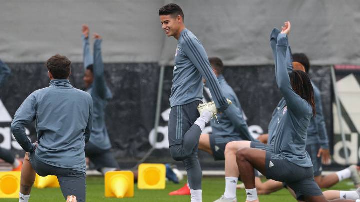 James Rodríguez, jugador del Bayern Múnich