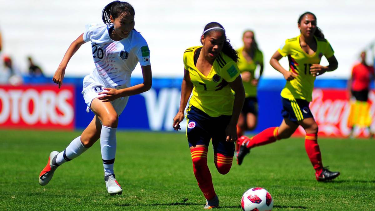 La Selección Colombia Sub 17 enfrentó a Corea del Sur en el tercer partido de la fase de grupos del Mundial de la categoría que se disputa en Uruguay