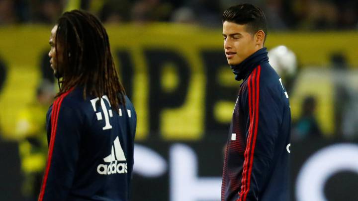 James Rodríguez volvería a jugar con el Bayern hasta 2019