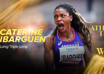 Caterine Ibargüen gana el premio a la Atleta del Año IAAF