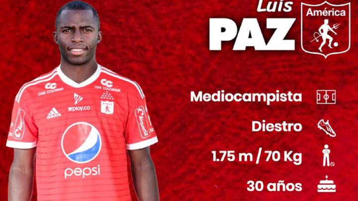Luis Paz es oficializado como nuevo volante de América