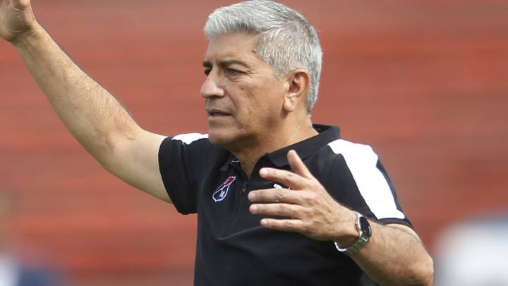 Octavo Zambrano, técnico de Independiente Medellín, habló sobre la derrota 4-1 ante Junior en el primer partido de la final de la Liga Águila-II 2018
