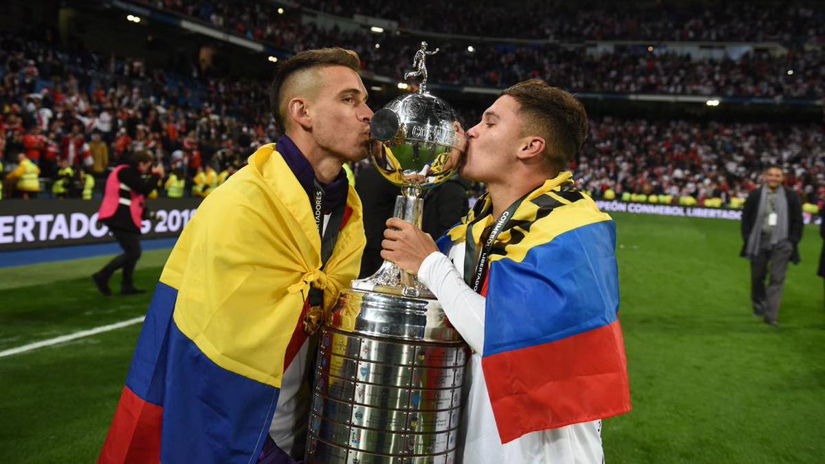El aporte de Juan Fernando Quintero y Rafael Santos Borré en el título de River Plate de Copa Libertadores