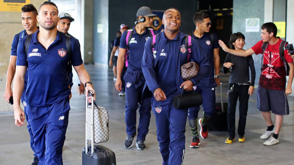 Junior de Barranquilla ya está en Curitiba para afrontar el juego de vuelta de la final de la Copa Sudamericana ante el Atlético Paranaense de Brasil