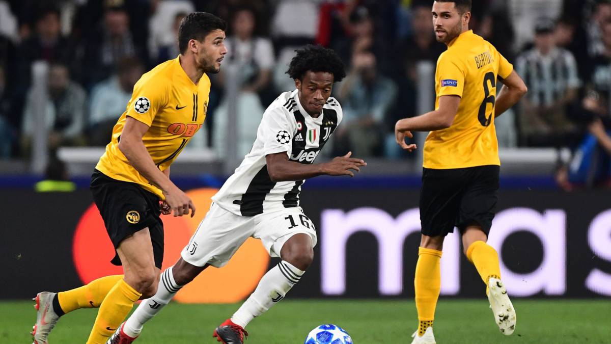 Juventus enfrenta este miércoles 11 de diciembre a Young Boys, por la fecha 6 de la Champions League. El colombiano Juan Cuadrado estaría en la titular.