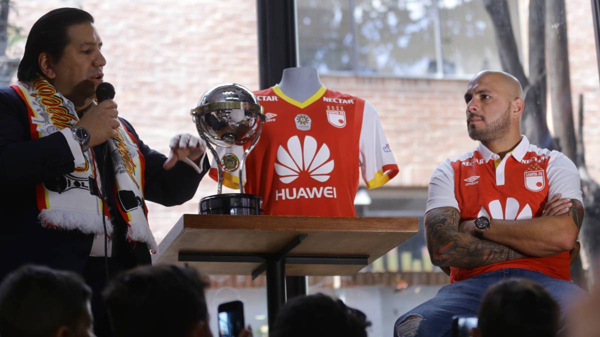 Omar Pérez, jugador de Santa Fe