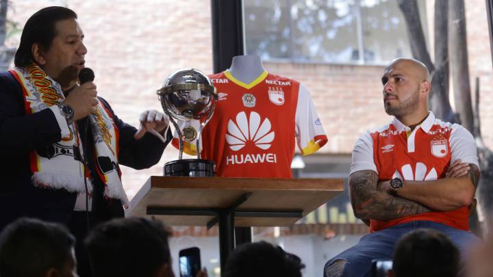 Omar Pérez, jugador de Santa Fe