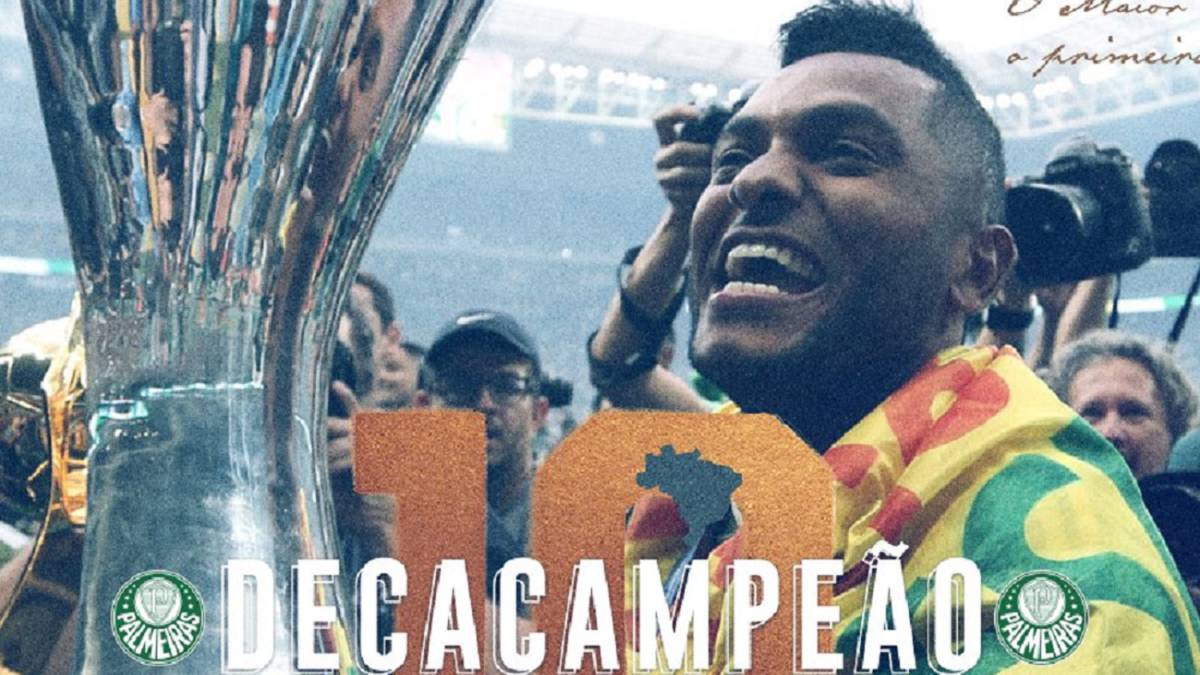 Miguel Ángel Borja es el máximo anotador de Palmeiras en 2018 con 20 goles