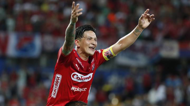 Germán Ezequiel Cano marca ante Junior y rompe el récord goleador en torneos cortos que tenía el delantero del Palmeiras Miguel Ángel Borja con 19 goles