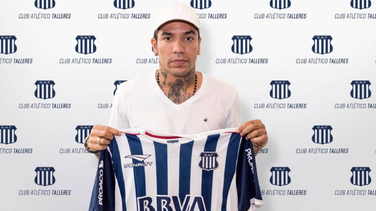 Dayro Moreno es presentado como nuevo jugador de Talleres de Córdoba