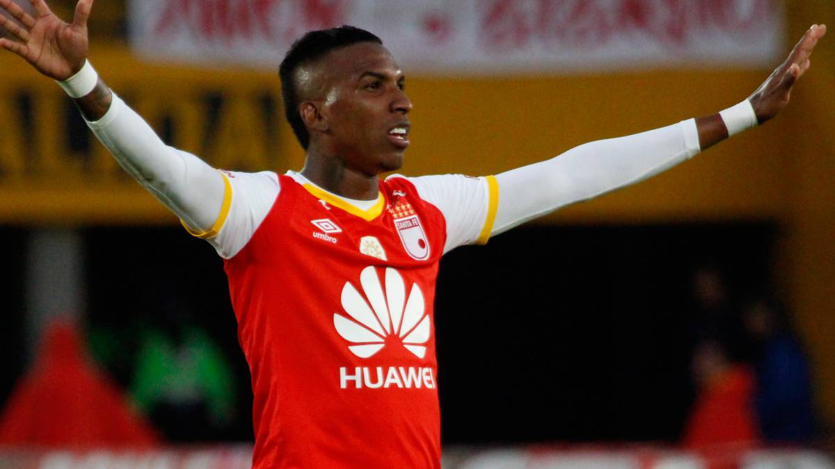 Johan Arango en su paso por Independiente Santa Fe