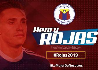 Henry Rojas es nuevo refuerzo del Deportivo Pasto