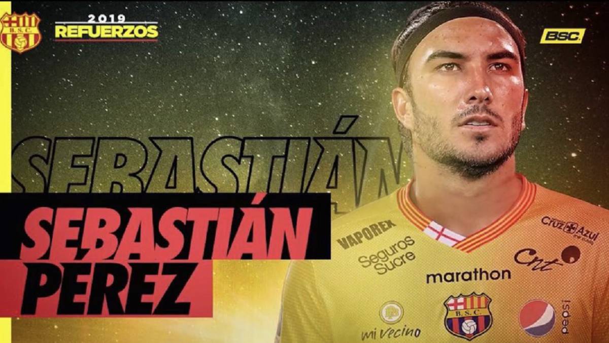 Sebastián Pérez, nuevo jugador de Barcelona de Ecuador.