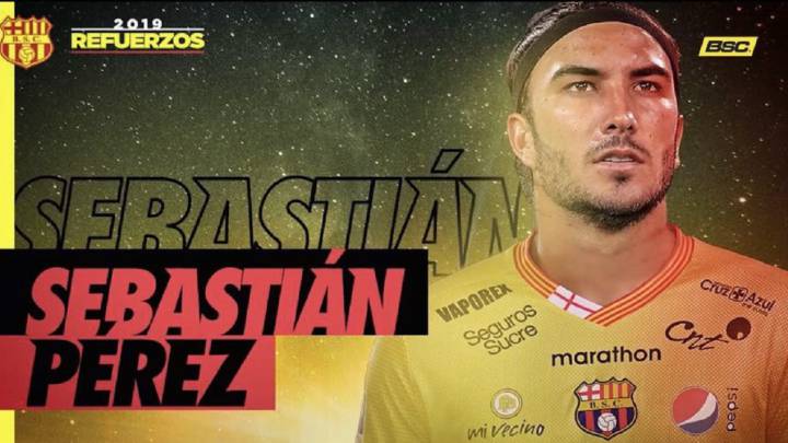 Sebastián Pérez, nuevo jugador de Barcelona de Ecuador.