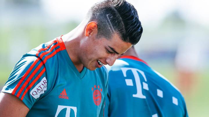 James Rodríguez vuelve a los entrenamientos con el Bayern Múnich de cara al 2019.